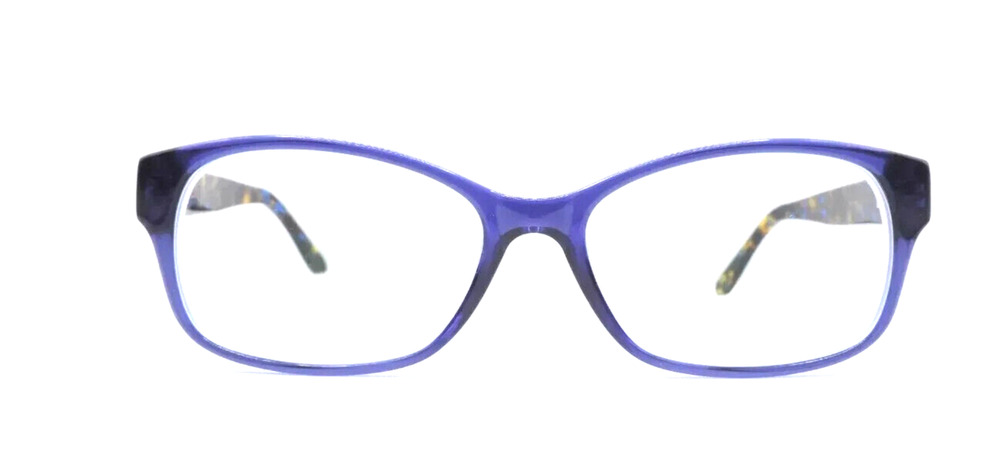 AMELIA E 35-001087 BLUE BROWN TORTOISE EYEGLASSES 52-15-145 AUTHENTIC FRAME